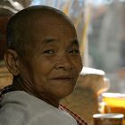 Nonne im Tempel Ta Prohm