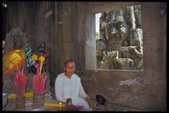 Nonne in Angkor