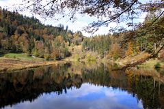 Nonnenmattweiher, Herbststimmung