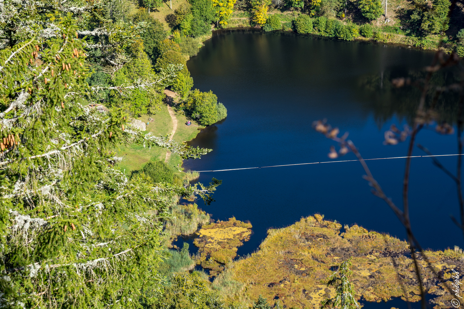 Nonnenmattweiher vom Weiherfelsen