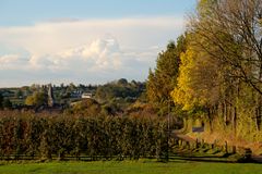 Noorbeek - Vroelen - Sint Maartensweg - View on Noorbeek