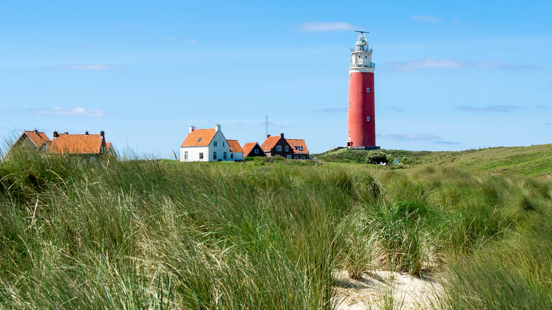 Noord-Holland. Texel. Leuchtturm Eierland.