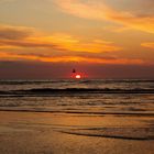 Noordwijk - Sonnenuntergang am Strand