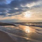 Noordwijk Strand am Abend