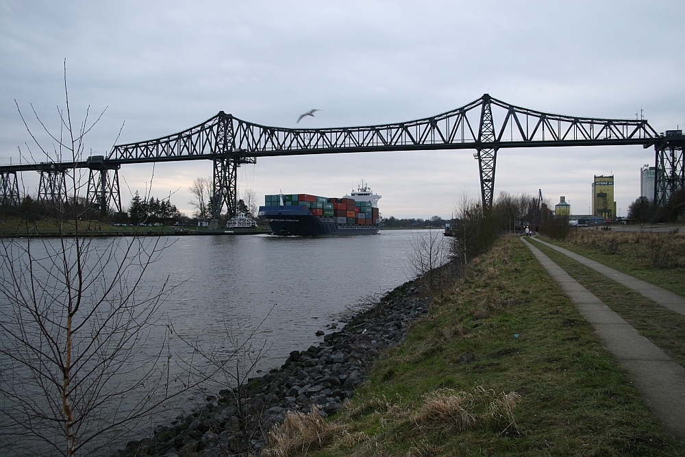 Nord-Ostsee-Kanal, Hochbrücke bei Rendsburg