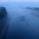 Nord-Ostsee-Kanal im Nebel