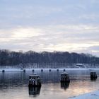 Nord-Ostsee-Kanal im Winter