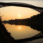 Nord-Ostsee-Kanal mit der alten Levensauer Hochbrücke