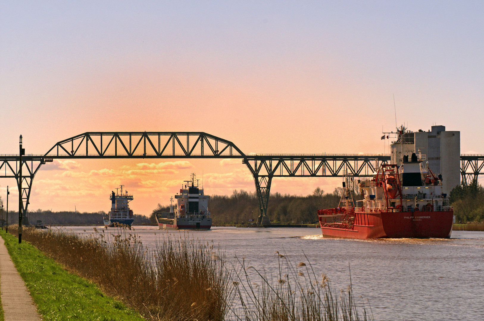 Nord-Ostsee-Kanal Ostern 2012