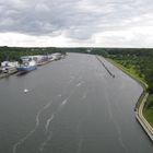 Nord-Ostsee-Kanal von der Holtenauer Hochbrücke