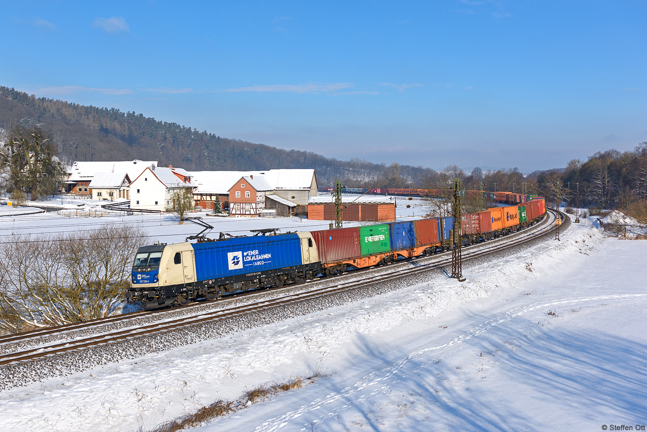 Nord-Süd-Strecke im Wintergewand