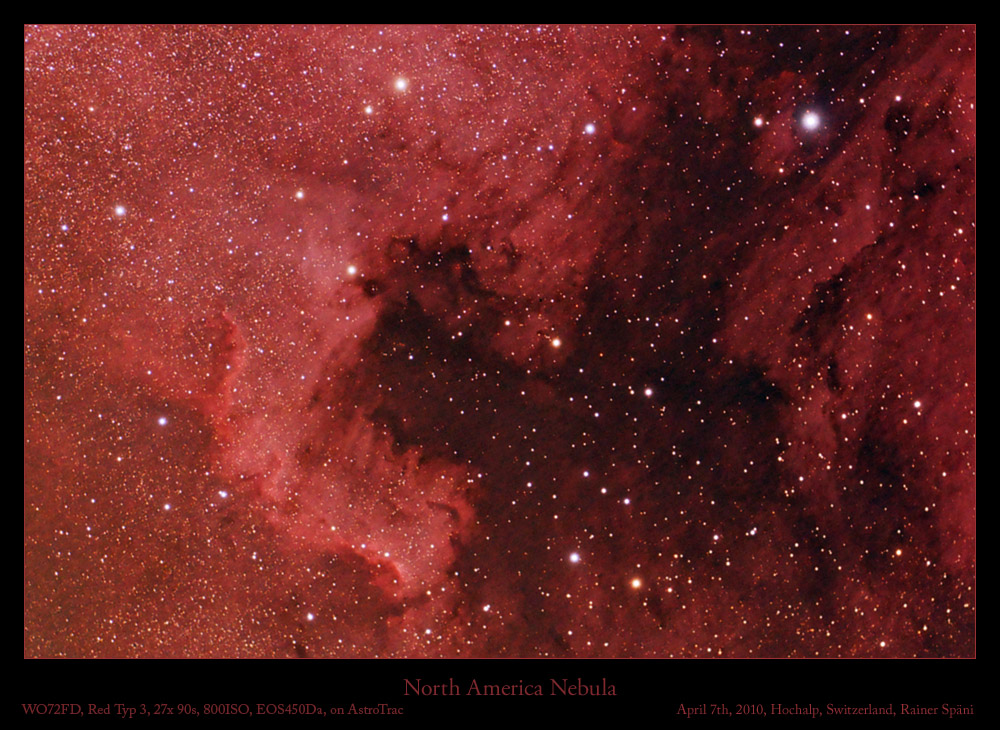 Nordamerika Nebel, NGC7000