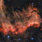 Nordamerikanebel (NGC 7000) - Die Große Wand | Übersichtsaufnahme