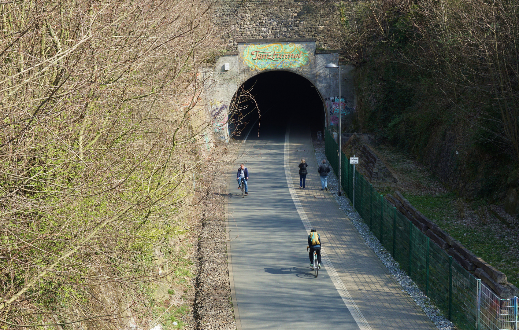 Nordbahn-Trasse  am Tanztunnel