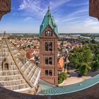 Nordblick vom Turm des Doms in Speyer