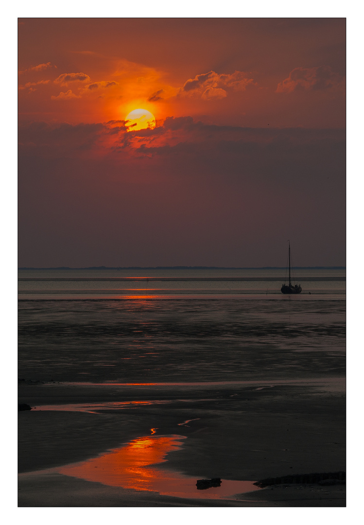 Norddeich sunset 2008