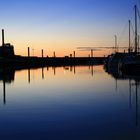 Norddeich Yachthafen im Sommer