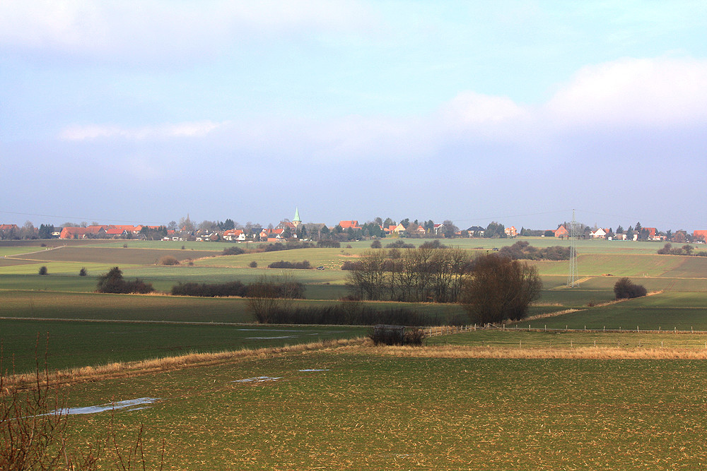 Norddeutsches Flachland - Blick von Sachsenhagen Richtung Bergkirchen