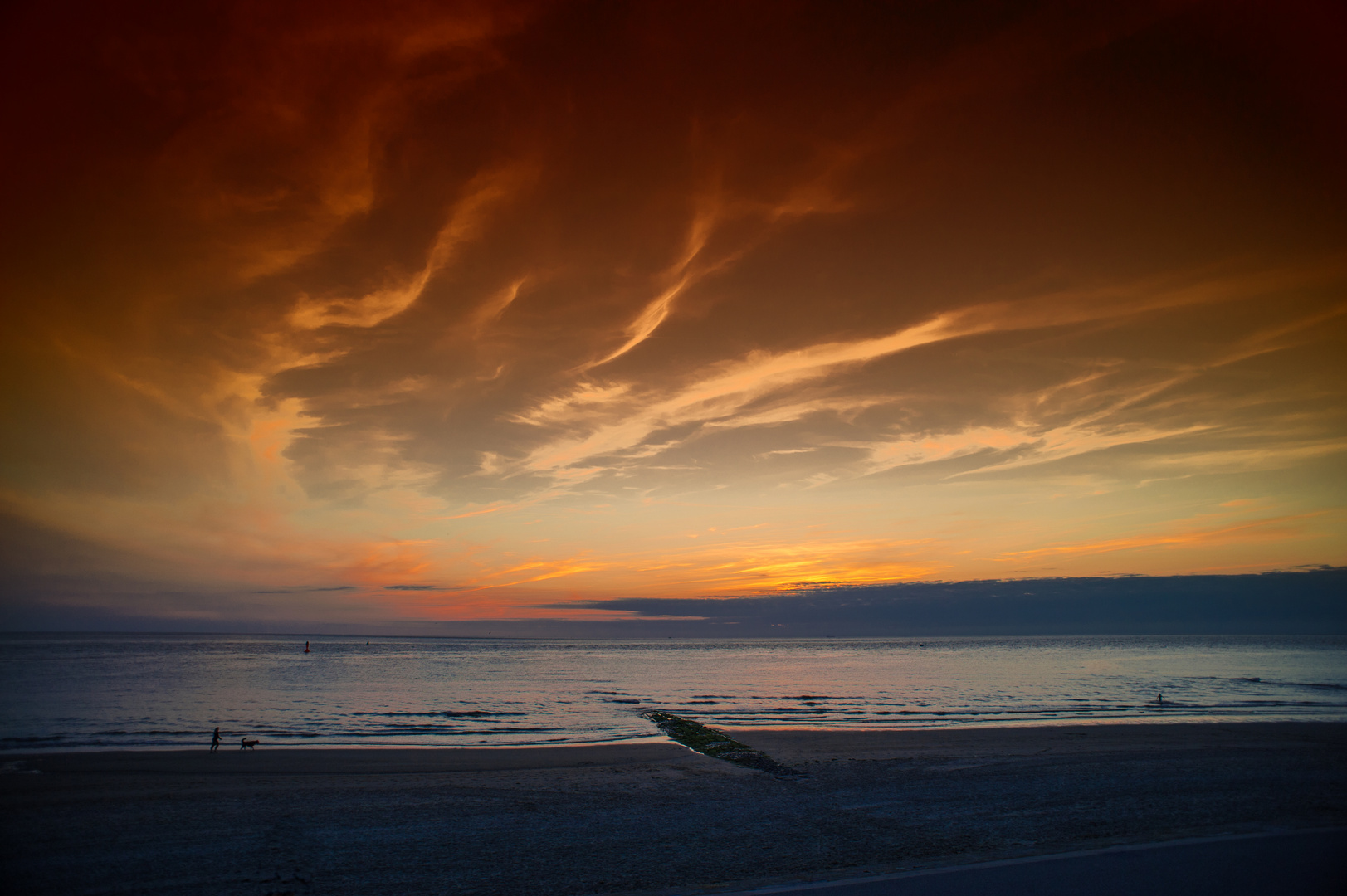 NORDENEY SONNENUNTERGANG