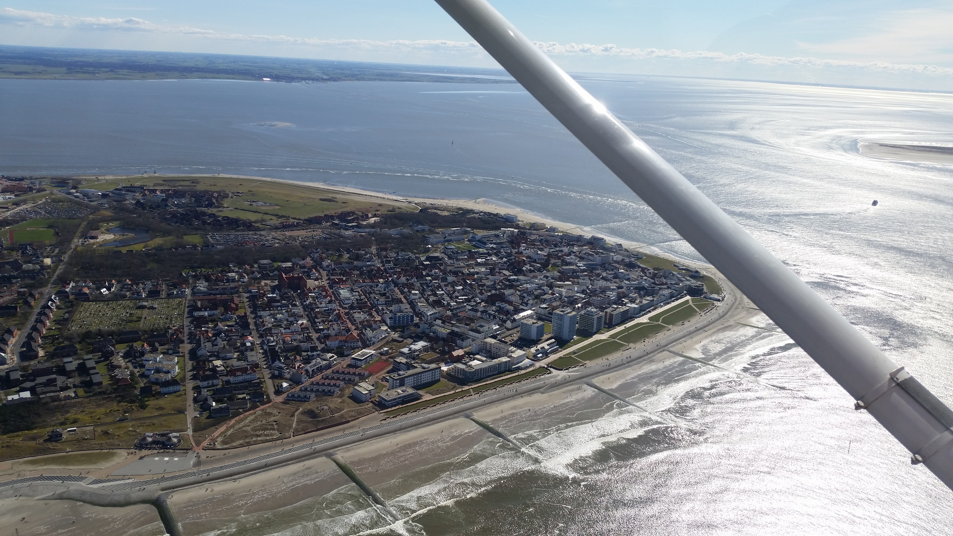 Norderney aus der Vogelperspektive