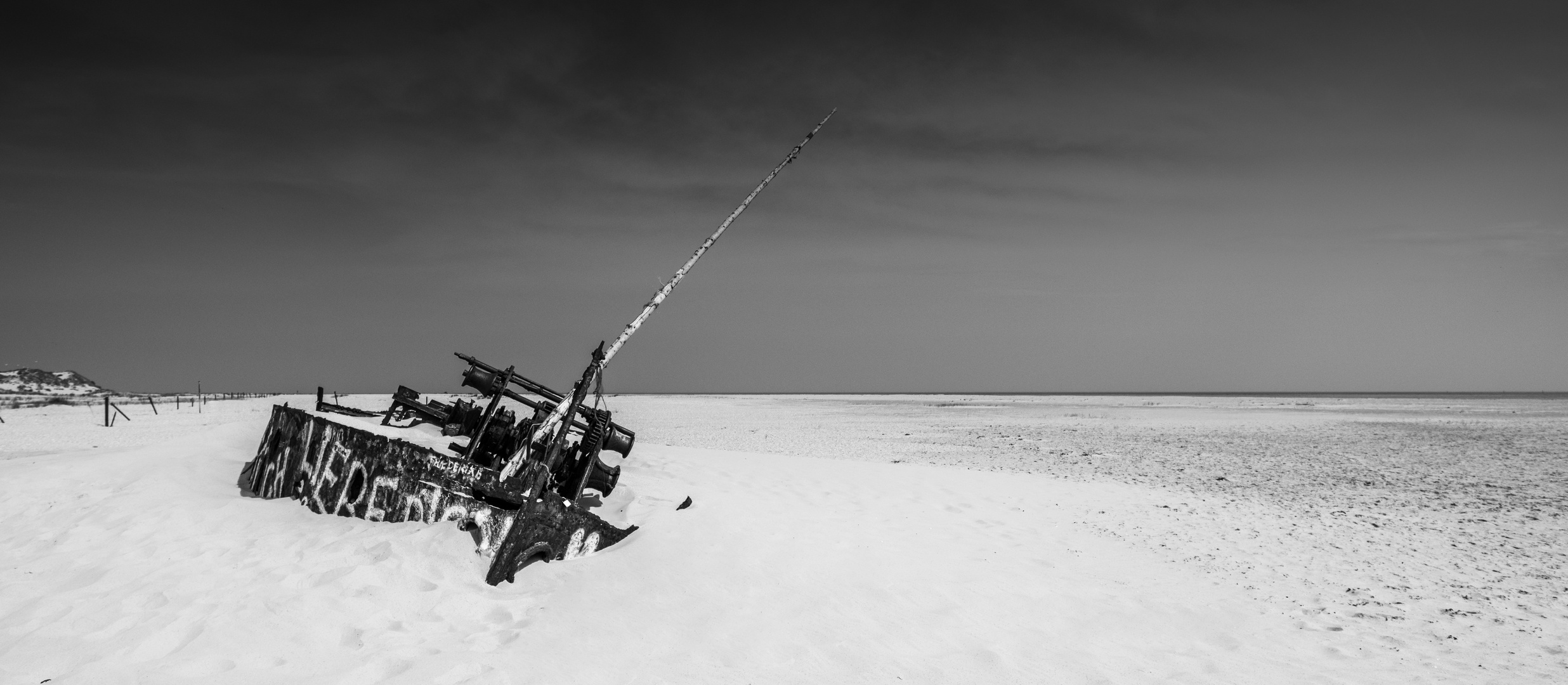 Norderney - das Wrack am Ostende