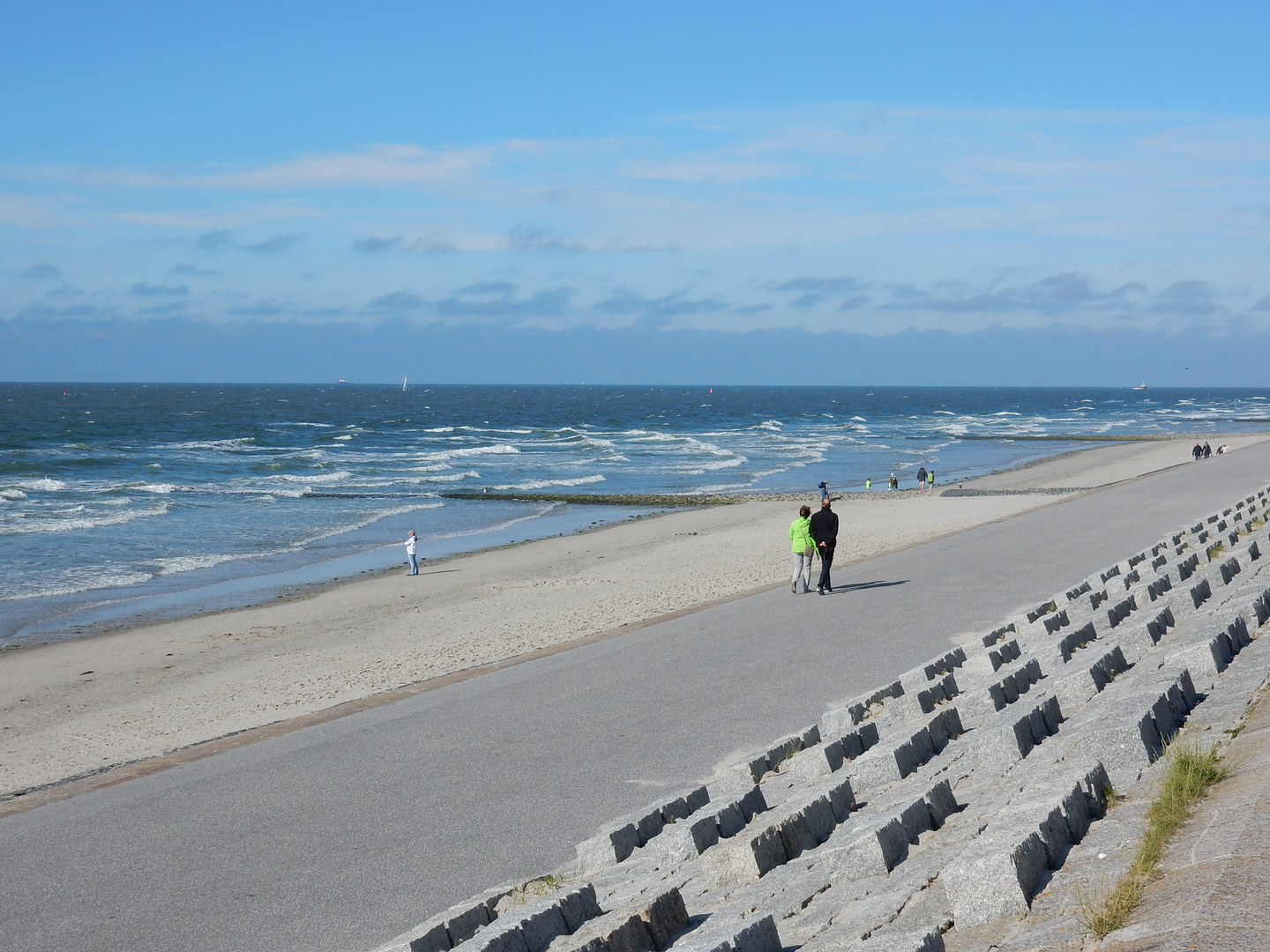 Norderney Strandpromenade nahe Nordstrand