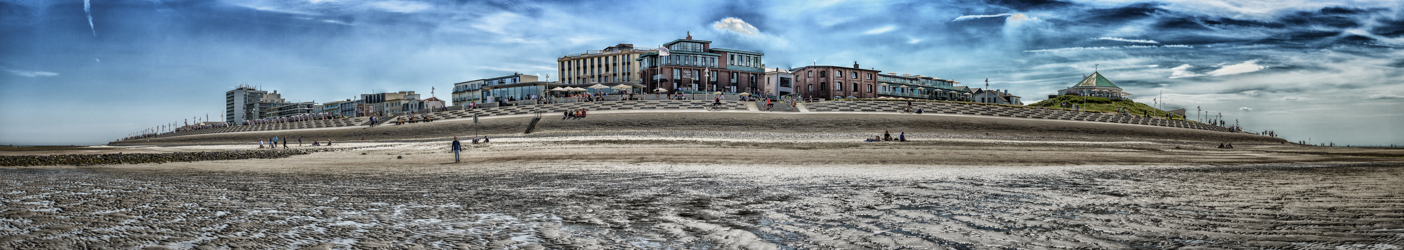 Norderney view from seaside