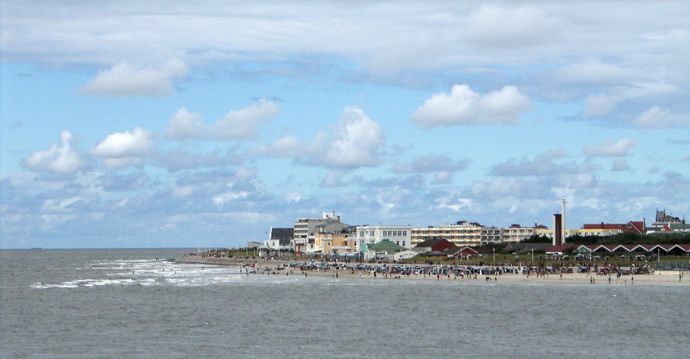 Norderney von der Fähre aus fotografiert