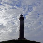 Norderneyer Leuchtturm im Gegenlicht