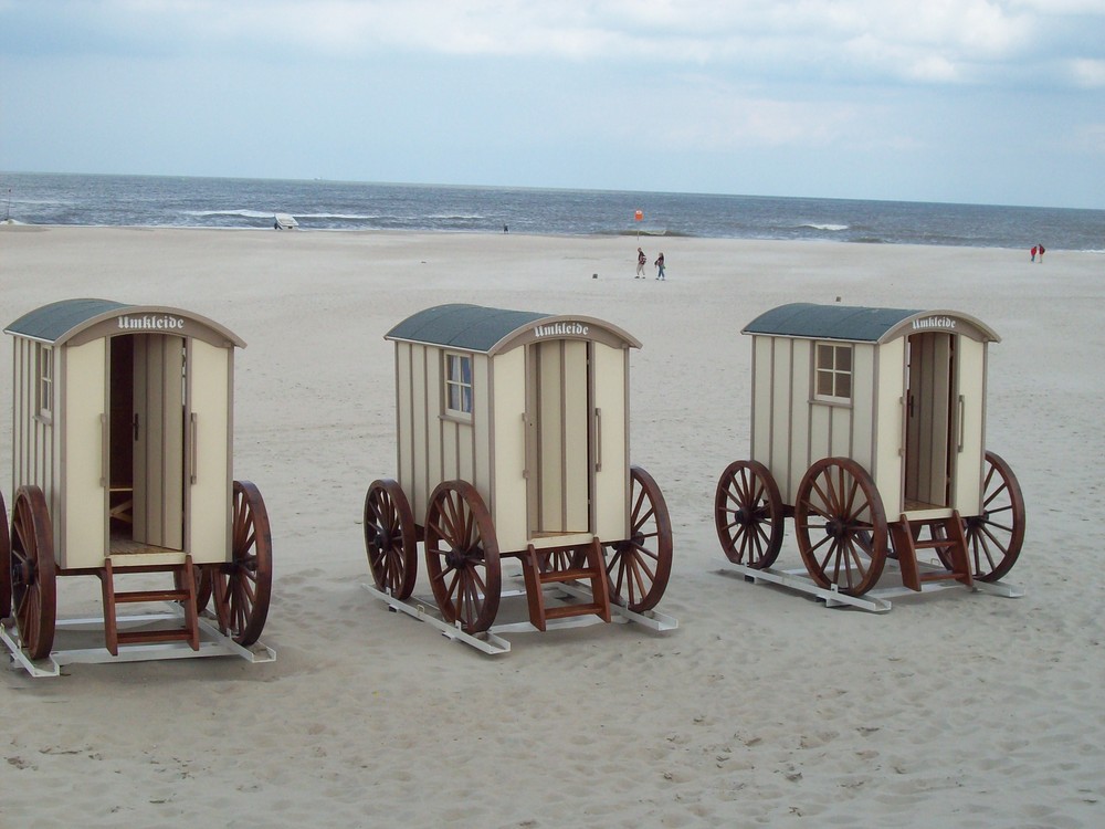 Norderneyer " Strandumkleiden"