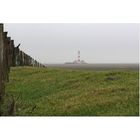 Nordfriesische - Impressionen " Blick, zum Leuchtturm Westerheversand..."