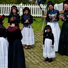 Nordfriesische Trachtengruppe beim Museumsfest auf der Ketelswarf