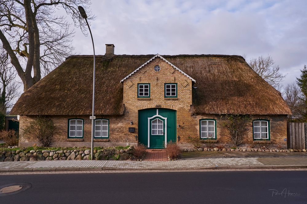 Nordfriesisches Reetdachhaus