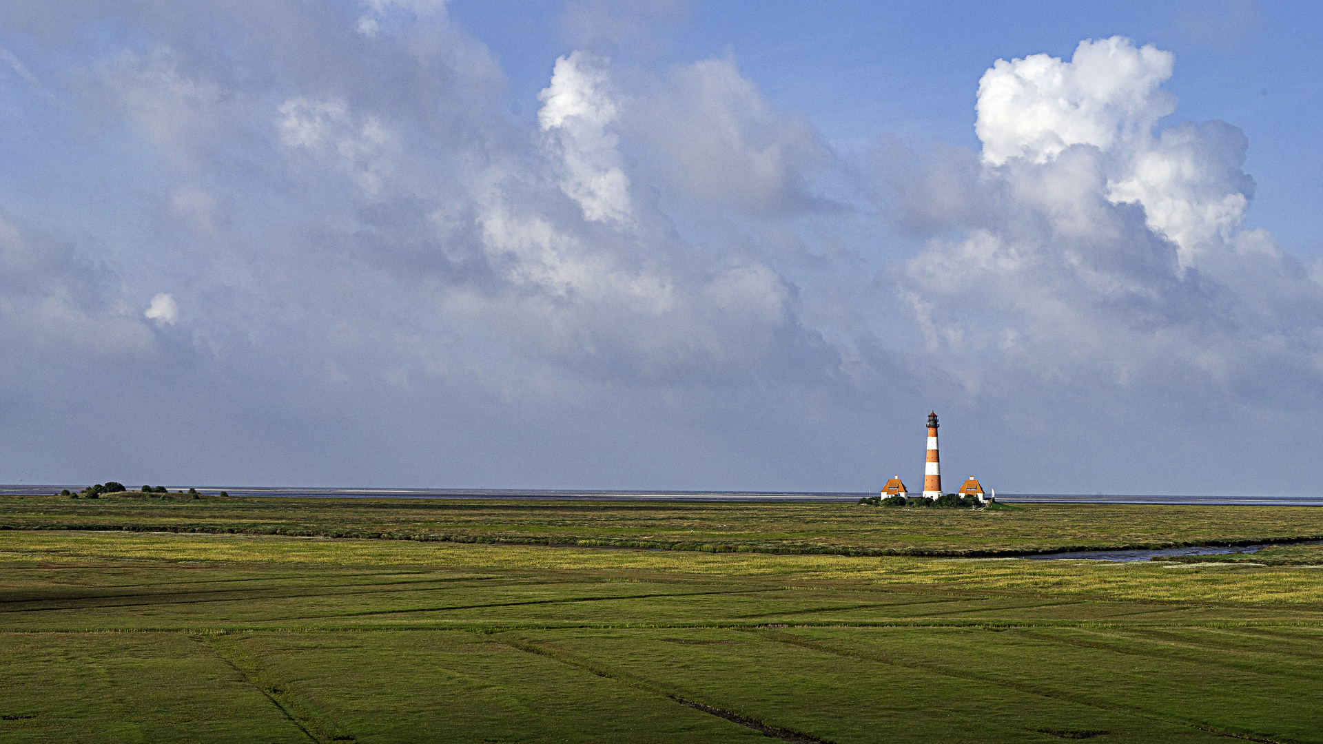 Nordfriesland. Leuchtturm Westerheversand.