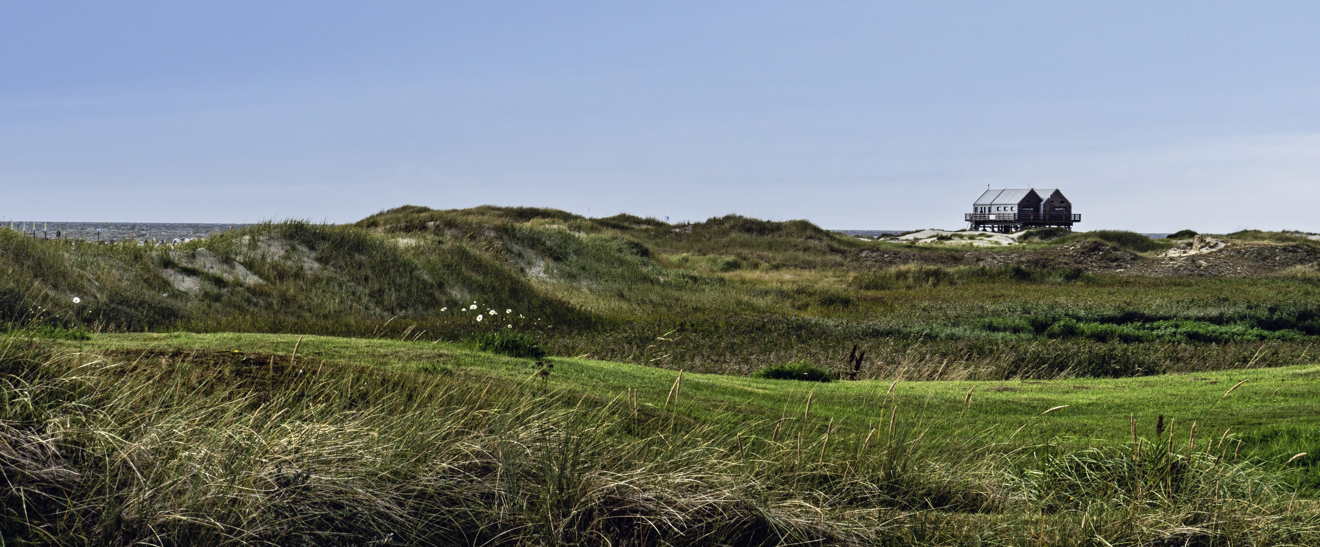 Nordfriesland.  St. Peter-Ording. Hinter den Dünen.