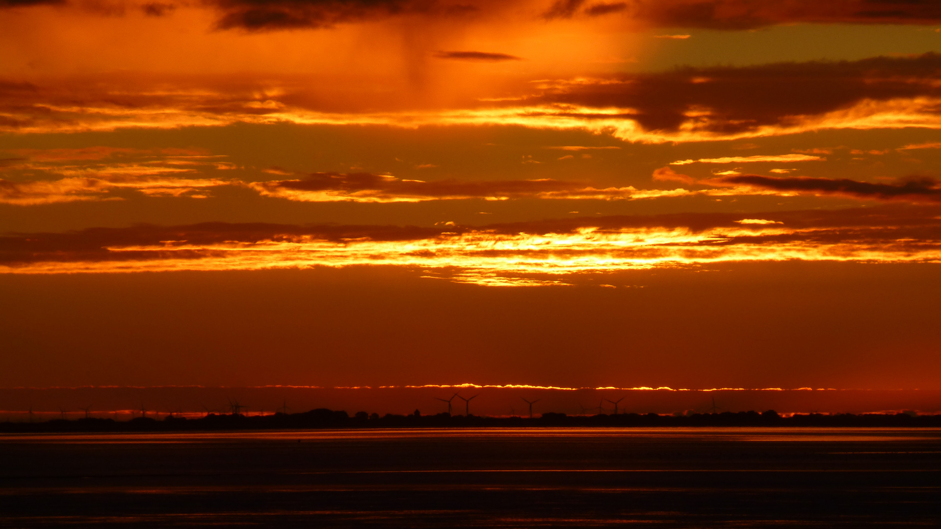 Nordfrieslands Küste am Morgen