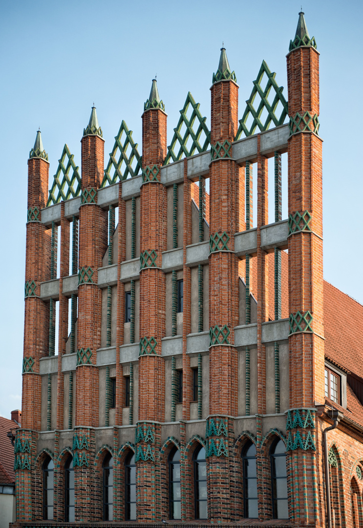 Nordfront altes Rathaus Stettin