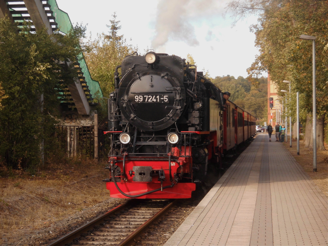 Nordhäuser Brockendampfzug in Altentor.