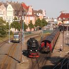 Nordhäuser HSB Bahnhof im Abendlicht 1.