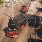 Nordhäuser HSB Bahnhof im Abendlicht 2.