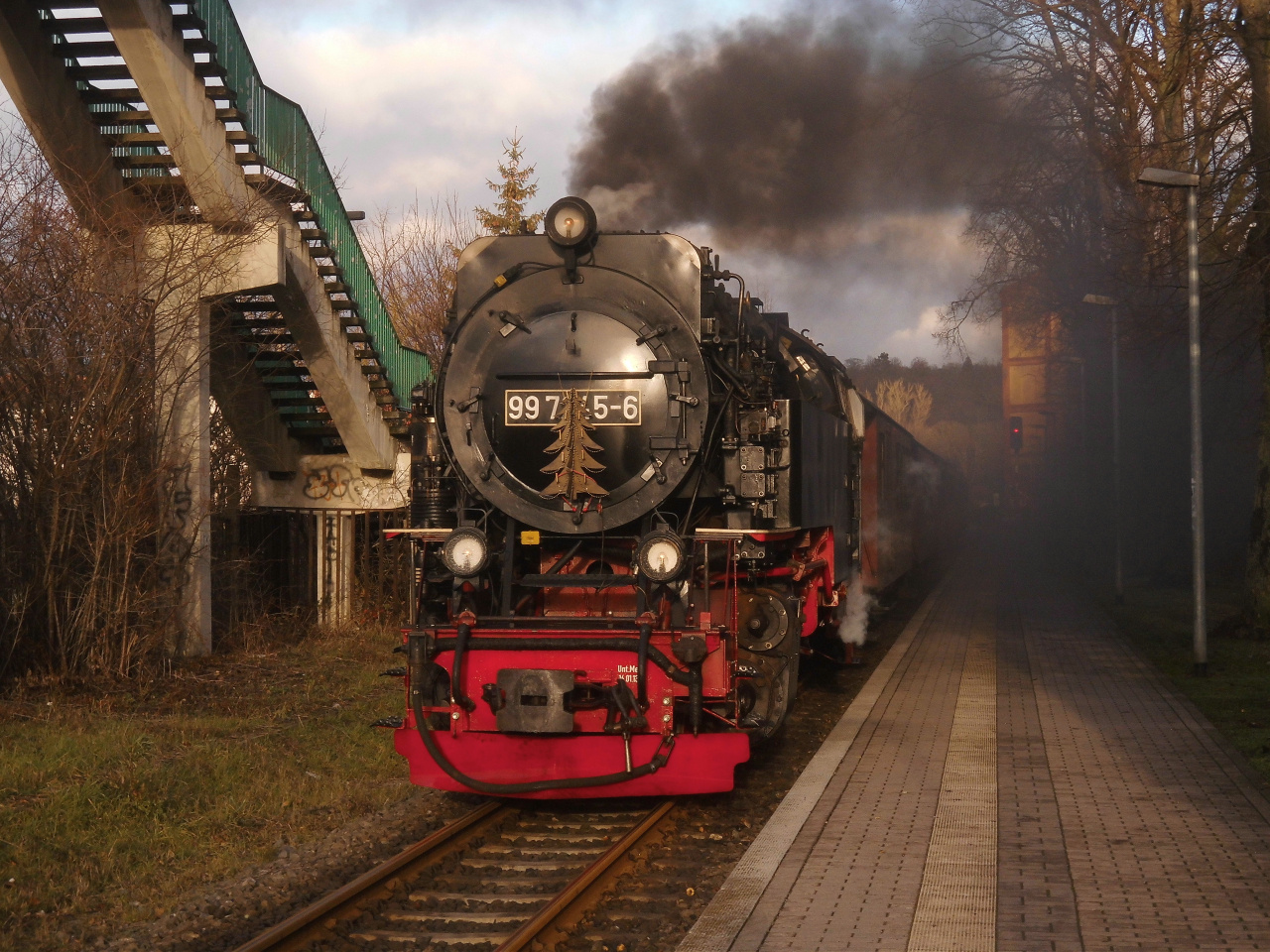 Nordhäuser HSB Weihnachtsdampfzug 1.