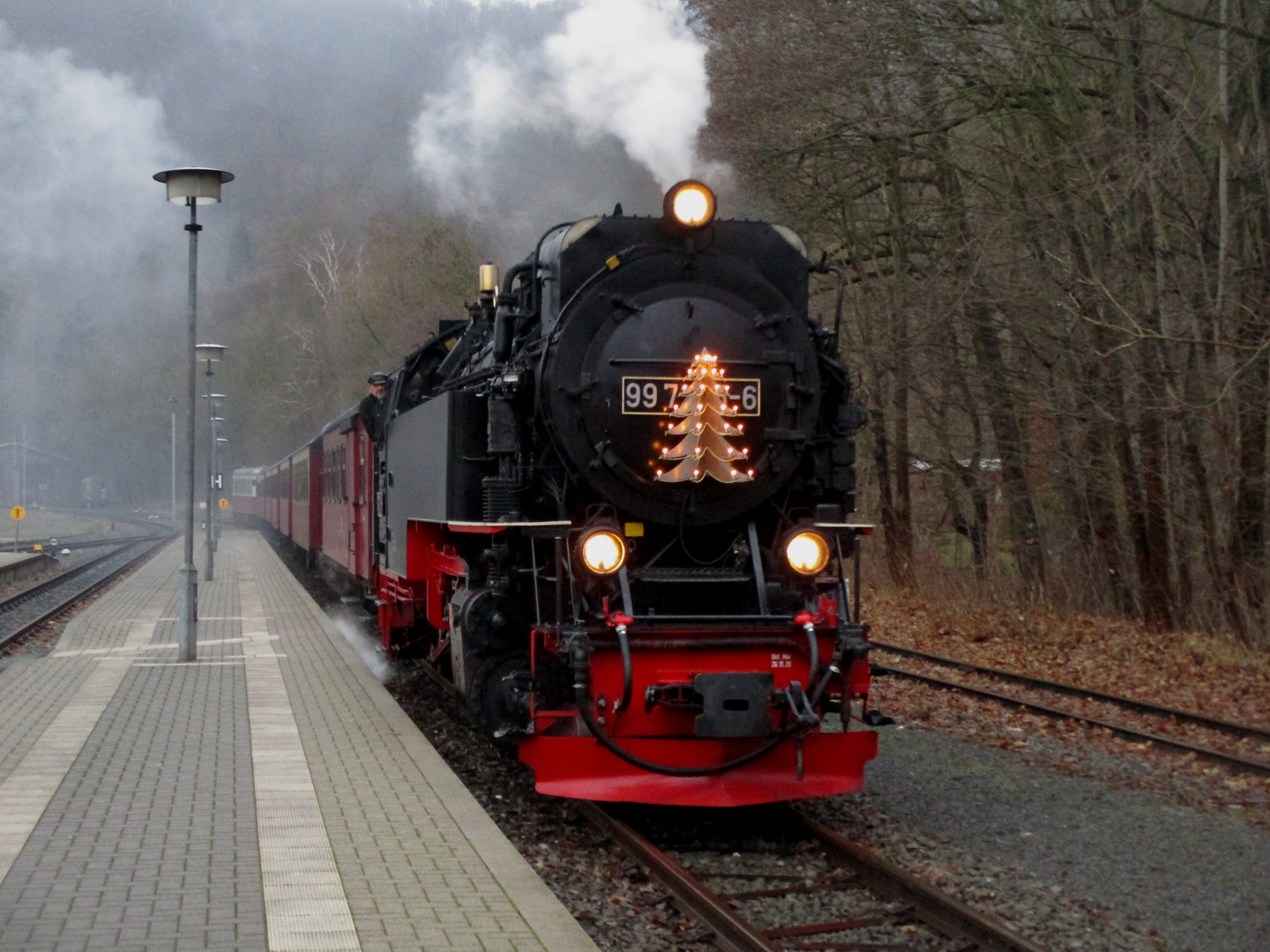 Nordhäuser HSB Weihnachtsdampfzug 1.