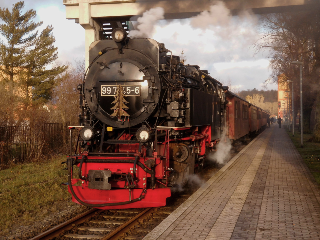 Nordhäuser HSB Weihnachtsdampfzug 2.