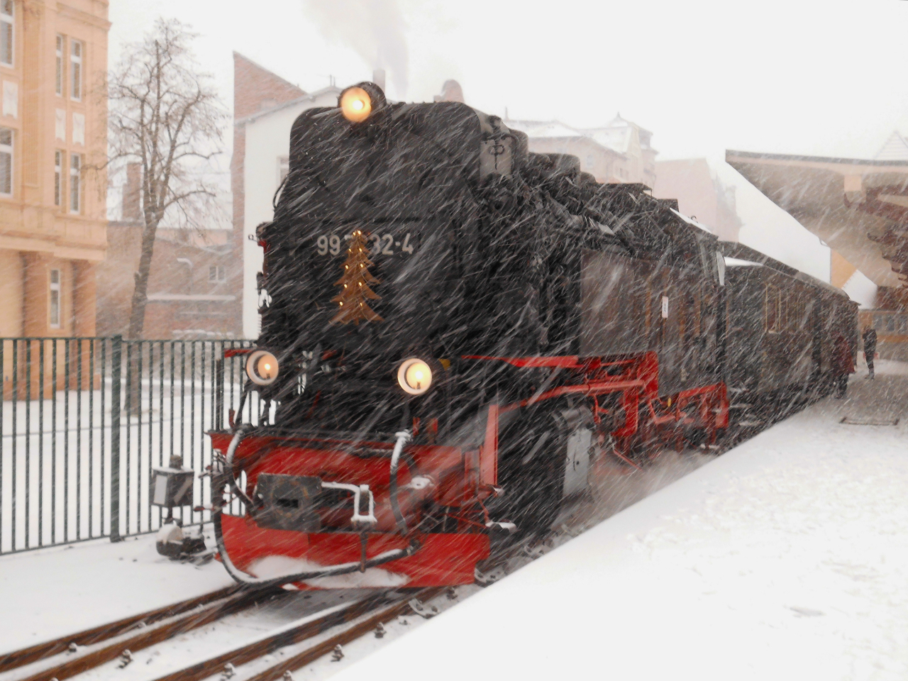 Nordhäuser Nikolauszug im Schnee 2.