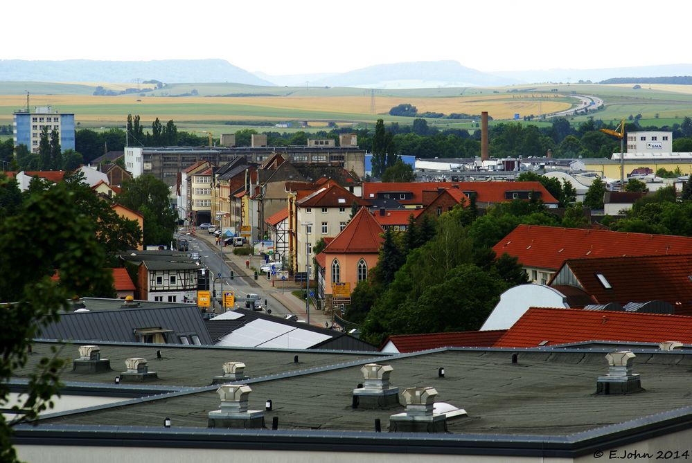 Nordhausen am Harz , Blick zur A38