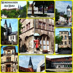 Nordhausen am Harz - Collage
