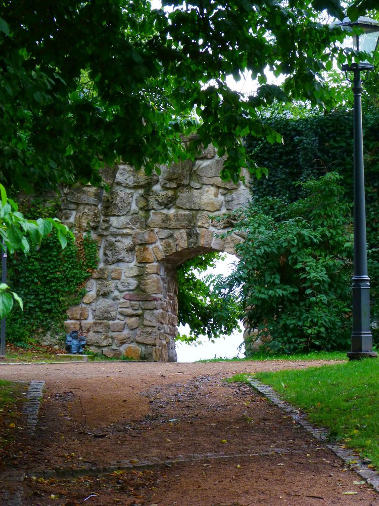 Nordhausen am Harz, in der Promenade