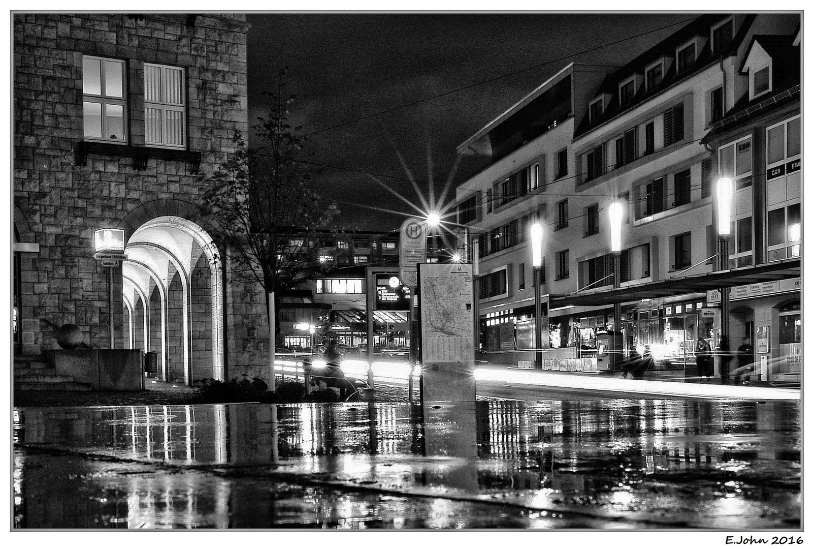 Nordhausen am Harz, Markt am Abend