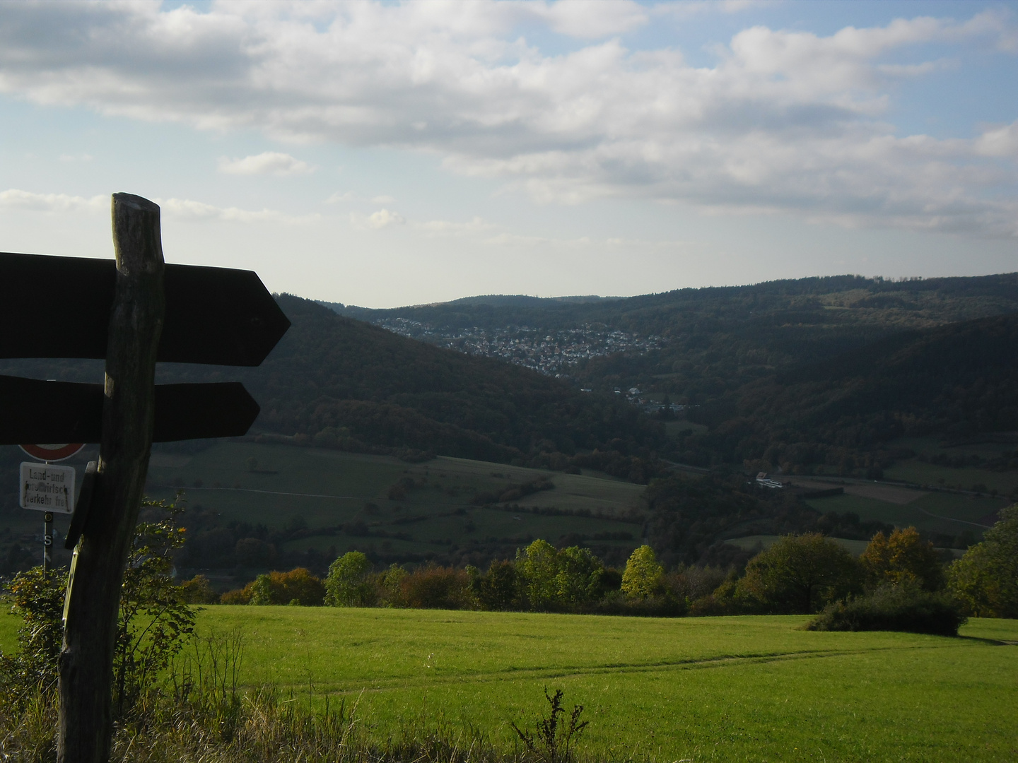 Nordhessen Meißner Blick auf Großalmerode.....