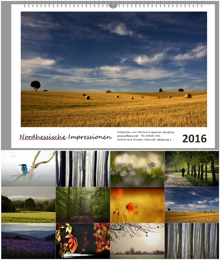 Nordhessische Impressionen Kalender 2016